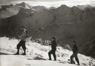 Tatry Wysokie (Hohe Tatra/Polen). Deutsche Bergsteiger beim Aufstieg zum Giwont