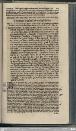 Die Predigten über den hundert und fünff und dreissigsten Psalm