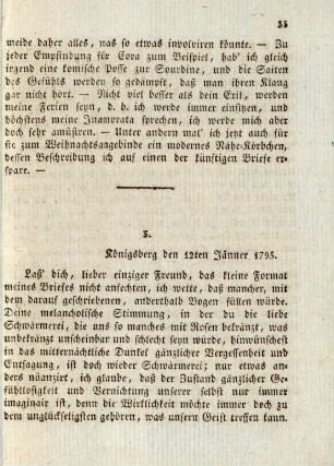 3. Königsberg den 12ten Jänner 1795.