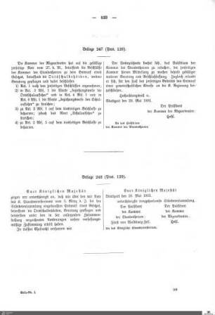Beilagen zu Protokoll, 129. Sitzung