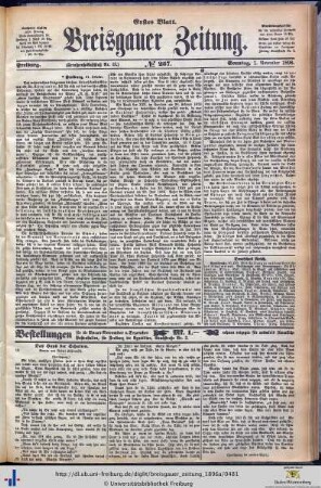 Nr. 257-281 (November 1896)