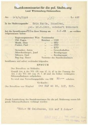 Grün, Maria