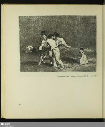 Verhungerte Mutter. Radierung (Desastres, Blatt 50), um 1811/12