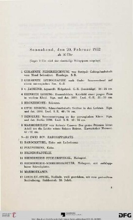 Sonnabend, 20. Februar 1932