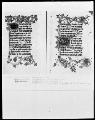 Gebetbuch der Prinzessin Sibylla von Kleve — Initiale S mit anschließender Ranke