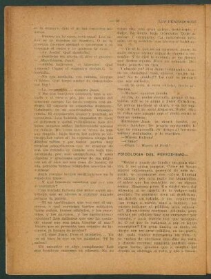 Psicología del periodismo