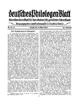 13/14: Heft 13/14