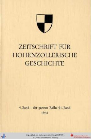 4(91): Zeitschrift für Hohenzollerische Geschichte