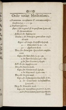 Ordo totius Meditationis