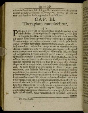 Cap. III. Therapiam complectitur.