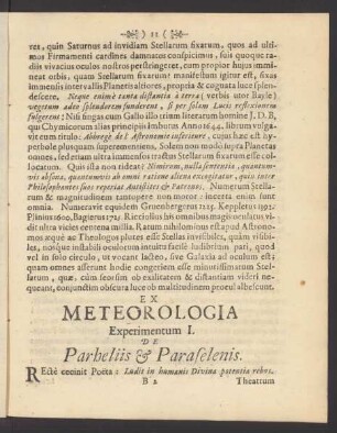 Ex Meteorologia