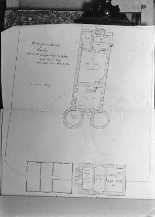 Vaterländische Merkwürdigkeiten — Grundriss des Schloß Lohde