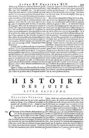 Livre Seizième