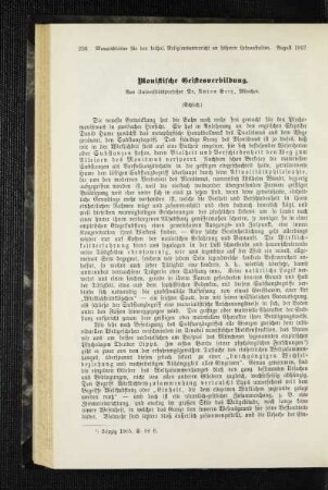 Monistische Geistesverbildung : (Schluß)