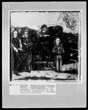 Szenen aus der Georgslegende — Die Enthauptung des heiligen Georg