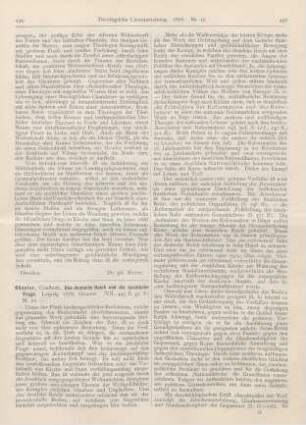 449-453 [Rezension] Rössler, Constantin, Das deutsche Reich und die kirchliche Frage