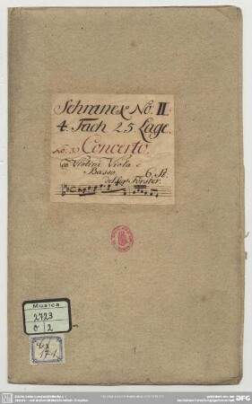 Concertos - Mus.2723-O-2 : vl, strings, bc - B|b