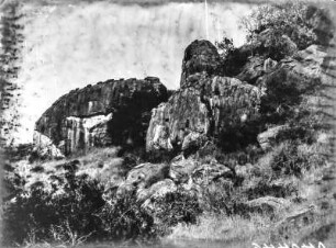 Felsen : Felsblöcke am Mount Meru.