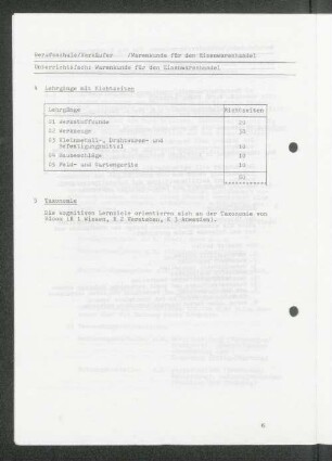 5 Taxonomie