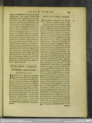 Psalmus CXXIX