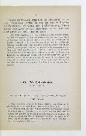 § 13. Die Hohenstaufen (1138-1254)