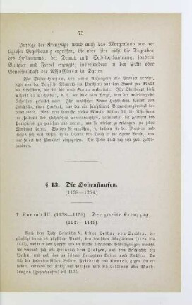 § 13. Die Hohenstaufen (1138-1254)
