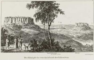 Der Königstein von Quirl und der Lilienstein