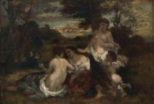 Nymphen und Amor