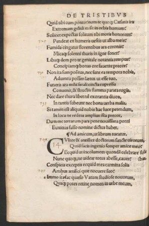 Ad amicum, ut librum tueatur.