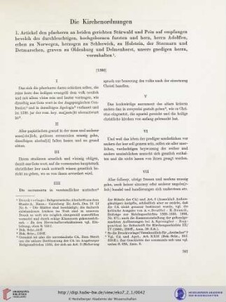 Die Kirchenordnungen