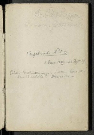 [Tagebuch III]