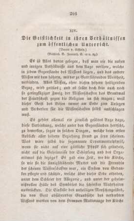 268-293 Die Geistlichkeit in ihren Verhältnissen zum öffentlichen Unterricht