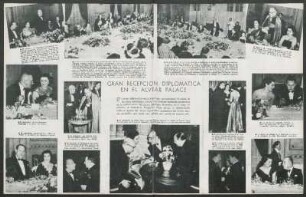 Gran recepción diplomática en el Alvear Palace