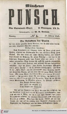 No. 5 (27. Februar 1848)