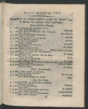 Jenner, MDCCXCVIII