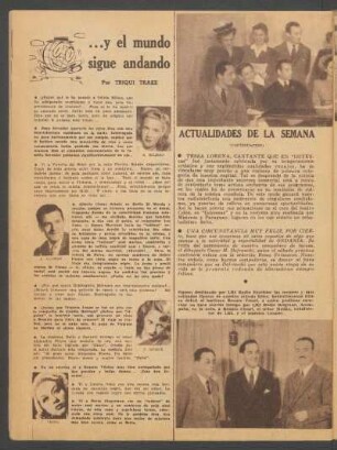 ... y el mundo sigue andando