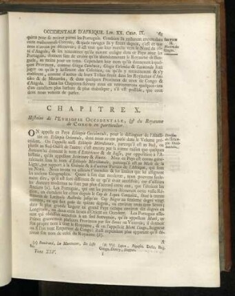 Chapitre X. Histoire de l´Ethiopie Occidentale, & du Royaume de Congo en particulier.