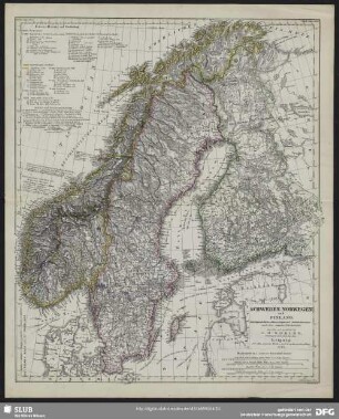 Schweden, Norwegen ind Finland