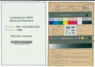 Entnazifizierung Heinrich Reichart , geb. 03.06.1896 (Schreiner)