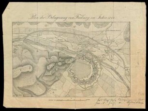 Plan der Belagerung von Freiburg