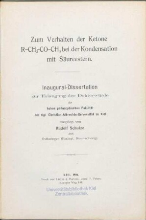 Zum Verhalten der Ketone R-CH2-CO-CH3 bei der Kondensation mit Säureestern