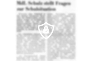 MdL Schulz stellt Fragen zur Schulsituation