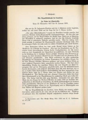 7. Abschnitt: Die Angriffsschlacht bei Cambrai. In Ruhe bei Charleville