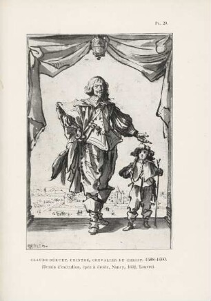 Pl. 20. Claude Déruet, peintre, Chevalier du Christ. 1588-1660