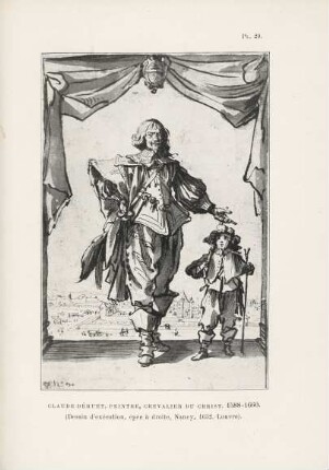 Pl. 20. Claude Déruet, peintre, Chevalier du Christ. 1588-1660