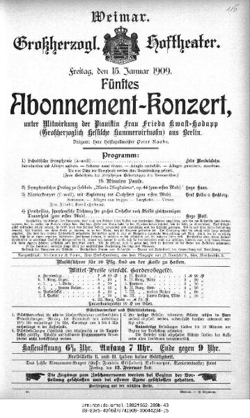 Abonnement=Konzert
