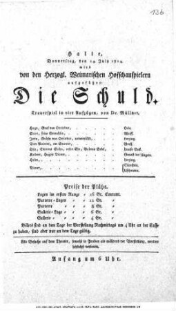 Die Schuld