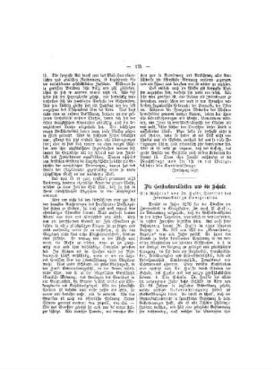 Die Geisteskrankheiten und die Schule