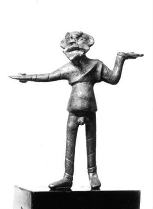 Klassische Statuette eines komischen Schauspielers