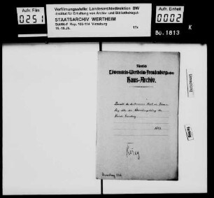 Bericht des Amtmanns Koch in Virneburg über die Überrumpelung des Hauses Virneburg.